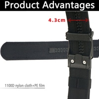 Ceinture tactique d'entraînement extérieur pour hommes TUSHI en nylon rigide avec boucle en alliage, 120 cm, personnalisable, en stock, vente en gros, directement de l'usine