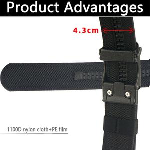 Cinturón Táctico <span class=keywords><strong>TUSHI</strong></span> para Hombre, de Nylon Resistente con Hebilla de Aleación, 120cm, Personalizable, Venta al Por Mayor, Disponible en Stock - Product Image 3