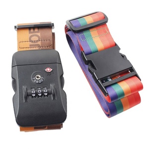 2024 Custom Logo TSA Backpack Adjustable <b>Luggage</b> <b>Belt</b> Quality Travel Bag Accessory Featuring Sublimation Webbing Bag Accessory - Product Image 5