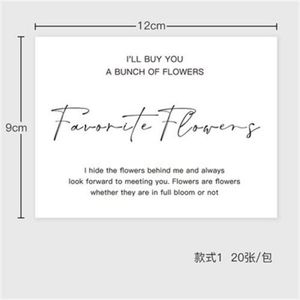 Thân Thiện Với Môi Quên Tôi Không Hạt Giống Hoa Thẻ Biểu Tượng Tùy Chỉnh In Ấn Phân Hủy Sinh Học Kinh Doanh Nhãn Có Thể Hình Hạt Giống 'Cảm Ơn You' - Product Image 4