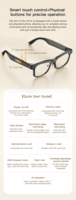 Lunettes Intelligentes VALDUS 2026 pour Hommes et Femmes avec Caméra, Lunettes de Soleil Vidéo Intelligentes, Enregistrement Vocal, Transfert WiFi, Appel BT, Lunettes Intelligentes VIS05
