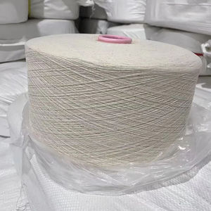 Hilo de Algodón Reciclado Blanco OME T GY-01 NE 6/1-10s/1, Mezcla de Poliéster, Hilo de Extremo Abierto para Tejer Guantes de Trabajo, Vietnam - Product Image 1