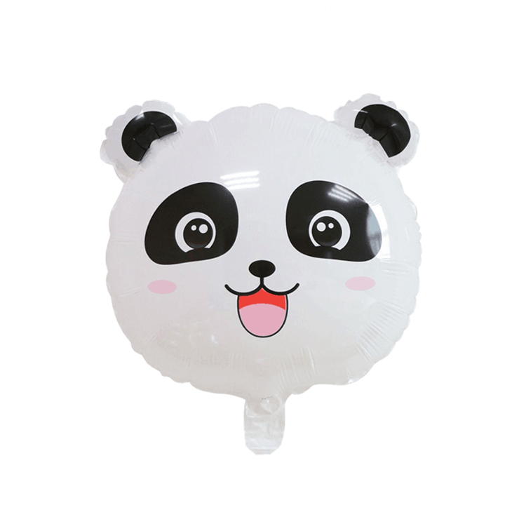 5 Ballons Aluminium Panda - Décoration De Fête Intérieur/extérieur - Ballon Baudruche Réaliste 54 Cm