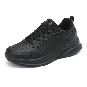 Zapatos deportivos casuales para el trabajo, modelo Primavera/Verano, suela suave, superficie de cuero, resistentes al agua, ideales para caminar. - Product Image 3