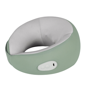 Oreiller de massage du cou en forme de U, 2 modes, avec chaleur et vibration, 3 niveaux de force, batterie 1200 mAh - Product Image 2