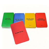 Jeu de cartes personnalisé pour couples avec dés sexuels, boîte rigide avec séparateur, jeu de questions d'affirmation et de conversation pour renforcer la connexion en couple, impression de cartes