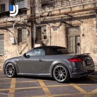 Jantes de voiture de tourisme DJJ forgées sur mesure 5x114.3 grises concaves haute performance pour Subaru BRZ 86 Honda Civic Type R Subaru WRX STI