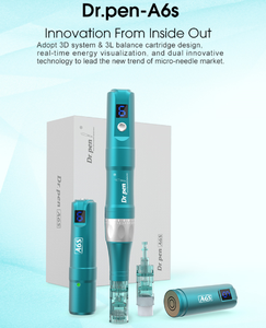 Logo personnalisé Microneedling électrique Dr Pen A6s Batterie rechargeable <span class=keywords><strong>Derma</strong></span> Pen Soins <span class=keywords><strong>de</strong></span> la peau du <span class=keywords><strong>visage</strong></span> Appareil <span class=keywords><strong>de</strong></span> beauté pour salon <span class=keywords><strong>de</strong></span> beauté - Product Image 3