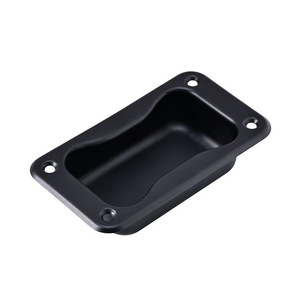 Mwre Embedded Handle 304 Stainless Steel Black Brushed Finish Industrial Automation Aviation Machine Tool A-1892-2-A - Product Image 1