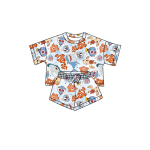 Set Estivo per Bambini Personalizzato, Pantaloncini in Bambù e Top Comodo per Bambine, Completo a Maniche Corte - Product Image 5