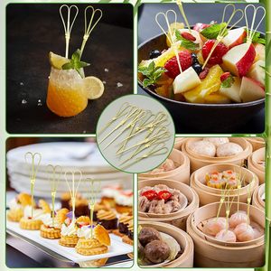 Wholesale Cocktail Bamboo Knot Pick Skewers Toothpicks for Fruit Premium Product for Parties and Events - Product Image 3