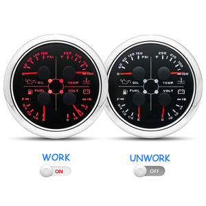 2 đo Set 85 Mét GPS Speedometer 0-160 MPH <span class=keywords><strong>tacho</strong></span> nhiên liệu Temp dầu volt với cảm biến - Product Image 4