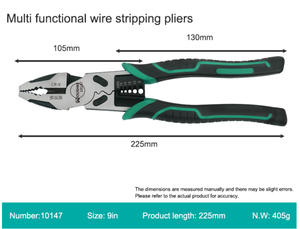 गर्म बिक्री सार्वभौमिक इलेक्ट्रीशियन वायर प्लायर स्टील निर्माण के साथ बहु-उद्देश्य सुरक्षा उपकरण - Product Image 5