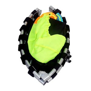 Mini <span class=keywords><strong>trampoline</strong></span> portable pour enfants, cadre en acier inoxydable, garde-corps sécurisés, pliable, filet de protection rebondissant, jeu d'intérieur - Product Image 4