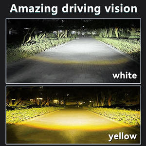Venta al por Mayor de Faros Antiniebla para Motocicleta con 4 LED, Bombilla 4SMD, Luces de Conducción Blancas y Amarillas, 4 Lentes, Modelo de Faros Delanteros para Motocicleta - Product Image 6