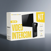 Kit de Videoportero para Villa, Desbloqueo Remoto con la Aplicación Tuya Smart, Videoportero IP PoE