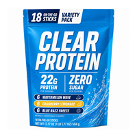 OLLI Zero Sugar Clear Proteïnepoeder Stick Packs 22g Per Portie Diverse Fruit Smaken Onderweg Workout Supplement OEM Aangepast