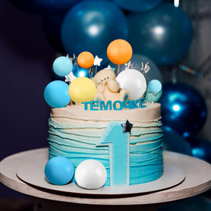 Lot de 20 boules en mousse pour gâteau, taille mixte, décoration de Noël, anniversaire, mariage - Product Image 5