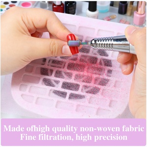 100 unidades/bolsa Almohadillas <span class=keywords><strong>de</strong></span> filtro desechables <span class=keywords><strong>para</strong></span> colector <span class=keywords><strong>de</strong></span> polvo <span class=keywords><strong>de</strong></span> <span class=keywords><strong>uñas</strong></span>, cortables, <span class=keywords><strong>de</strong></span> tela no tejida que no suelta pelusa, herramientas, 100 piezas por bolsa - Product Image 2
