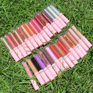 HEYUE, venta al por mayor, nuevo, haz tu propia marca de marca privada, brillo de labios orgánico claro brillante y vegano desnudo - Product Image 5