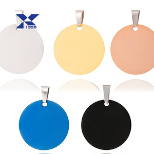 <span class=keywords><strong>Tag</strong></span> Identitas Anjing dari Logam Stainless Steel Kosong untuk Sublimasi, Kalung Liontin <span class=keywords><strong>Tag</strong></span> Nama Anjing dengan Rantai, Ukiran Kustom - Product Image 2