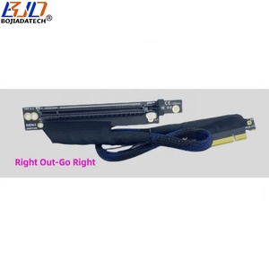 90 độ <span class=keywords><strong>PCI</strong></span> <span class=keywords><strong>Express</strong></span> <span class=keywords><strong>PCI</strong></span>-E 4.0 <span class=keywords><strong>16X</strong></span> khe cắm để X8 gen4 GPU card đồ họa Riser cáp mở rộng 30cm 40cm 50cm cho ai máy chủ - Product Image 6