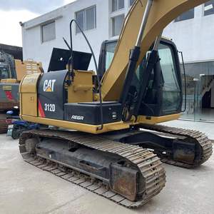 Excavadora usada Cat 312 de 12 toneladas, lista para enviar, con motor C4.4, de segunda mano, tamaño mediano, Caterpillar 312D 312, en venta a bajo precio. - Product Image 4
