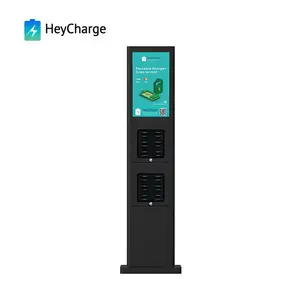 Không thấm nước 21.5inch Android Wifi mạng nhanh phí điện thoại di động sạc trạm kiosk chia sẻ ngân hàng điện cho nhà hàng