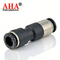STNC Ventes Flash Série AKB Norm PAKB-A PAKB-B Raccord Droit Mâle-Femelle à Encliquetage Rapide avec Clapet Anti-Retour Pièce Pneumatique Garantie 1 An