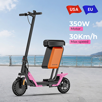 Trottinette électrique pliable portable 350W pour adultes, trottinette électrique compacte pliable pour la ville