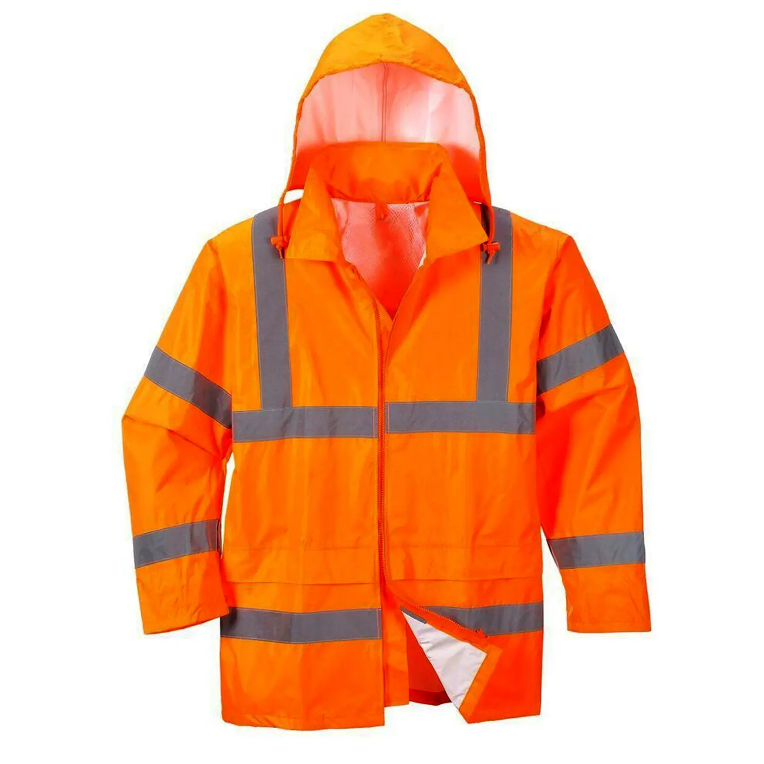 Professional Safety High Visibility reflective Hi Vis Waterproof Rain Coat jacket