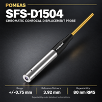 POMEAS SFS-D1504 Chromatic Confocal Displacement Probe, Rentang +/-0.75 mm, Jarak Referensi 3.92 mm