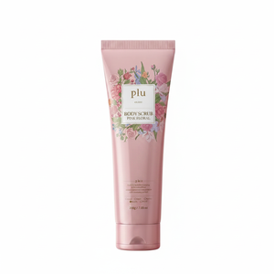 สครับขัดตัวลายดอกไม้สีชมพู200g plu - Product Image 2