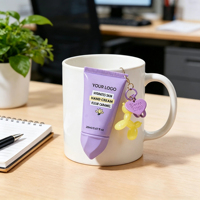 Crème pour les mains de voyage personnalisée, format clé, hydratante, non grasse, hydratante pour la peau, crème pour les mains hydratante, marque privée