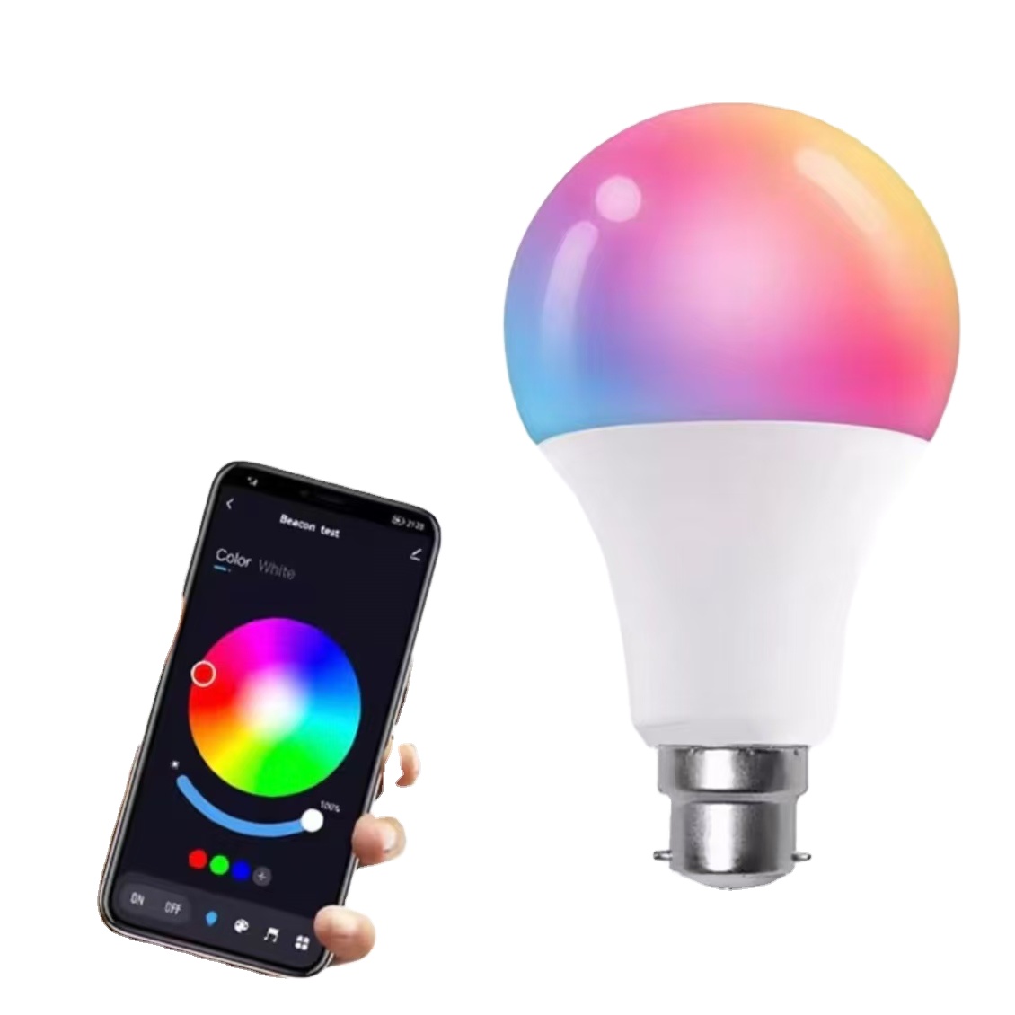 Smart Tuya A60 E27 умная лампочка RGBCW многоцветная E27 светодиодная лампа Tuya 10W Smart Life APP СВЕТОДИОДНАЯ Лампа 220V
