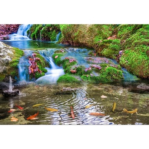 Adesivi 3D in PVC con Effetto Fiumi e Cascate per Pavimenti in Vinile - Antiscivolo, Impermeabili, Autoadesivi per Design d'Interni del <span class=keywords><strong>Soggiorno</strong></span> - Product Image 4