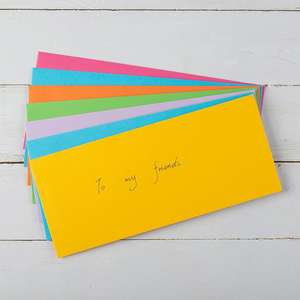 Impresión personalizada de negocios, oficina, escuela, postal, dinero, sobres para cartas, 10 sobres para billetera de <span class=keywords><strong>correo</strong></span> con papel de color autosellado - Product Image 4