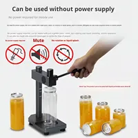 Machine à sceller manuelle professionnelle pour bouteilles et bocaux en plastique, qualité alimentaire, garantie 1 an