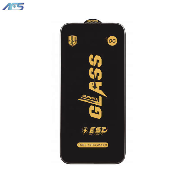 AFS ESD OG 9H 2.5D HD Clear Privacy Anti-Static Shock Proof High Quality Tempered Glass Screen Protector for Mobile Phone