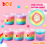 Dulces al por Mayor, Marca Privada Personalizada, Algodón de Azúcar Japonés a Granel, Sabor Crema, Halal, Cubos de Malvavisco con Sabor a Frutas, Caja de Arcoíris, ODM