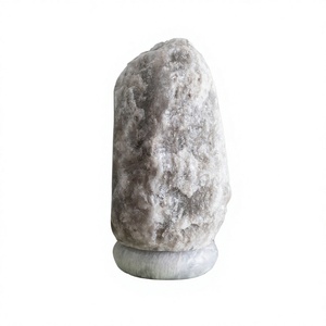 Lámpara de Sal del Himalaya Ecológica 2025 con Base de Madera/Mármol, Piedra Natural Tallada, Bombilla de 110/220V 15/25W, Certificación CE - Product Image 1
