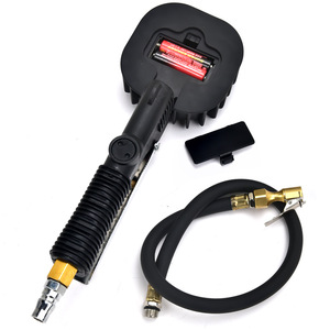 Manomètre numérique pour gonflage des pneus avec tuyau pour voiture compacte et moto, en plastique noir - Product Image 4