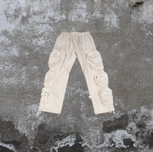 Pantalon de survêtement décontracté Hip Hop pour hommes Joggers 100% tissu en coton écologique respirant cordon de serrage Service OEM - Product Image 3