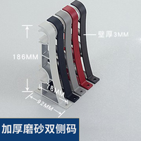 Supports de tringle à rideaux doubles modernes en métal avec design forgé pour installation de tringle à rideaux