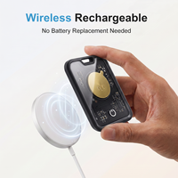 Traceur GPS intelligent anti-perte, localisateur de clés, recharge sans fil, étanche IP67, écran OLED en plastique, pour portefeuille, enfants, bagages, compatible iOS