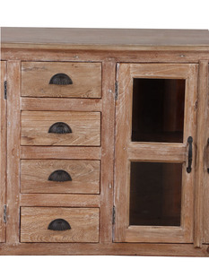 Modern Wooden <b>Sideboard</b> Buffet Cabinet with Functional <b>Storage</b> Design for Home Hotel Apartment Dining Room Furniture OEM ODM - Product Image 6