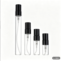 Botol Semprot Parfum Mini Bulat Transparan 2ml 3ml 5ml 8ml 10ml Grosir dengan Cetak Sablon Sampel