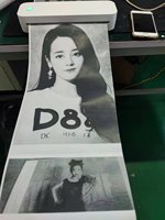 Printer foto portabel Mini, Printer foto termal seluler nirkabel ukuran A4 Mini portabel 8 inci dengan bluetooth