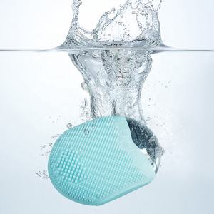 Kuas Pembersih Wajah Mini Logo Kustom Sikat Pengelupas Kulit Wajah Kuas Pembersih Wajah Kuas Wajah Silikon - Product Image 2