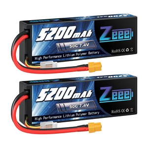 Zeee 2S Lipo Batterij 7.4V 5200Mah 50c Harde Hoes Met Xt60 Stekker Voor Rc Buggy Troggy Crawler Monster Auto Boot Truck Model - Product Image 1